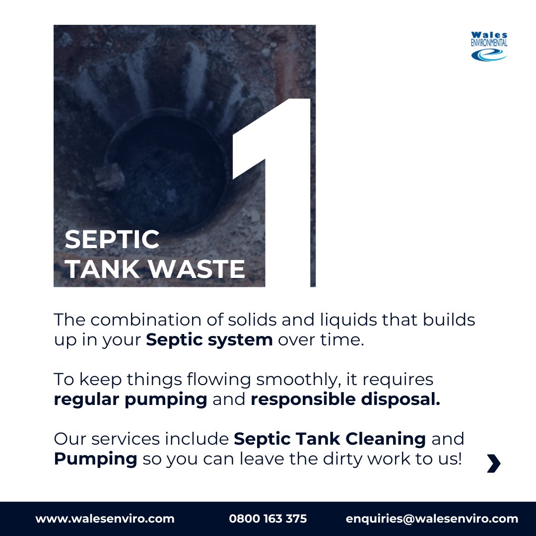 WalesEnviro's tweet image. At Wales Environmental, we're pros at tackling different liquid waste types with care and precision. Whether it's Septic Tank Waste, Grease Trap Waste, or Hazardous Liquid Waste, our dedicated team is here to handle the mess.

#WasteSolutions #Septictankwaste #Greasetrapwaste