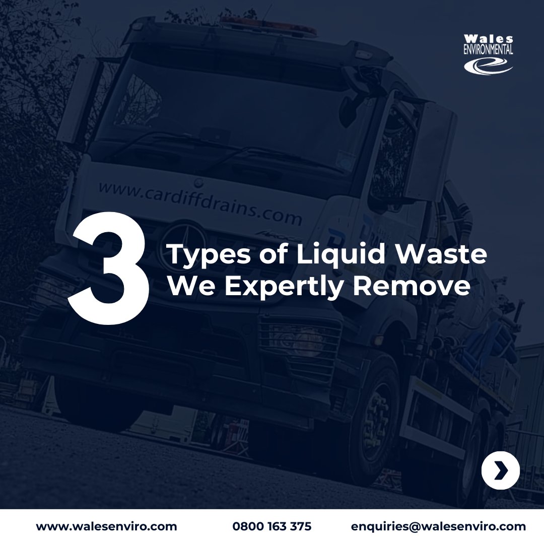 WalesEnviro's tweet image. At Wales Environmental, we're pros at tackling different liquid waste types with care and precision. Whether it's Septic Tank Waste, Grease Trap Waste, or Hazardous Liquid Waste, our dedicated team is here to handle the mess.

#WasteSolutions #Septictankwaste #Greasetrapwaste