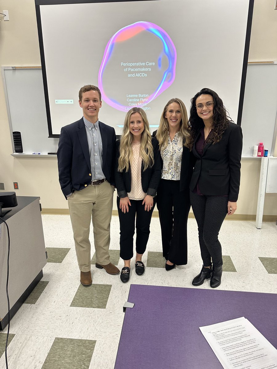 So extremely proud of Laura for successfully presenting her Doctor of Nursing Practice project for the Nurse Anesthesia Program at ECU College of Nursing today! #proudmom