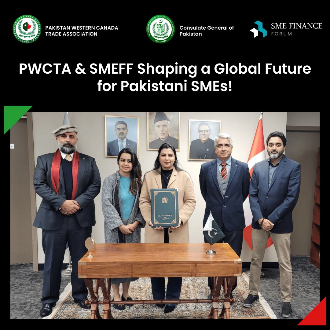 PWCTA & SMEFF Shaping a Global Future for Pakistani SMEs!

Unity is strength! Our partnership with SMEFF is not just a collaboration; it's a commitment to empower SMEs and drive economic growth. Together, we can achieve more. 

#PWCTAxSMEFF #SMEFinance #CollaborationGoals #PWCTA