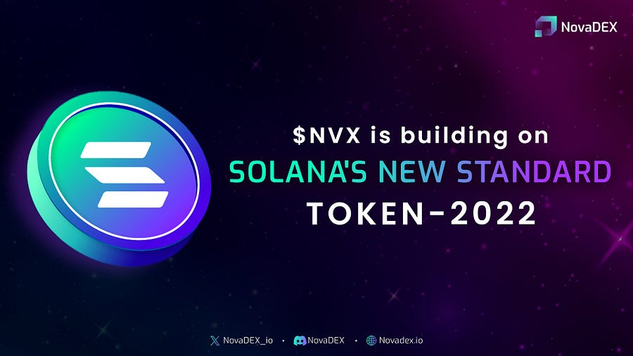 📣Thrilled to announce our exploration into the Solana's new token standard 2022 

if security conditions met brace yourselves for an exciting utilization ahead

Want to know more about token 2022 ?

Check our docs 📚
docs.novadex.io/novadex-gears/…