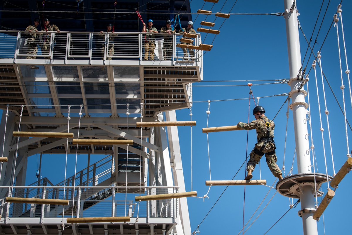 Cadets at the @airforceacademy have access to experiential-based learning on the new Leader Challenge Tower. The tower’s construction was supported by donors from the Class of 1963 and additional funding from the Dorothy D. and Joseph A. Moller Foundation. #ImpactMonth
