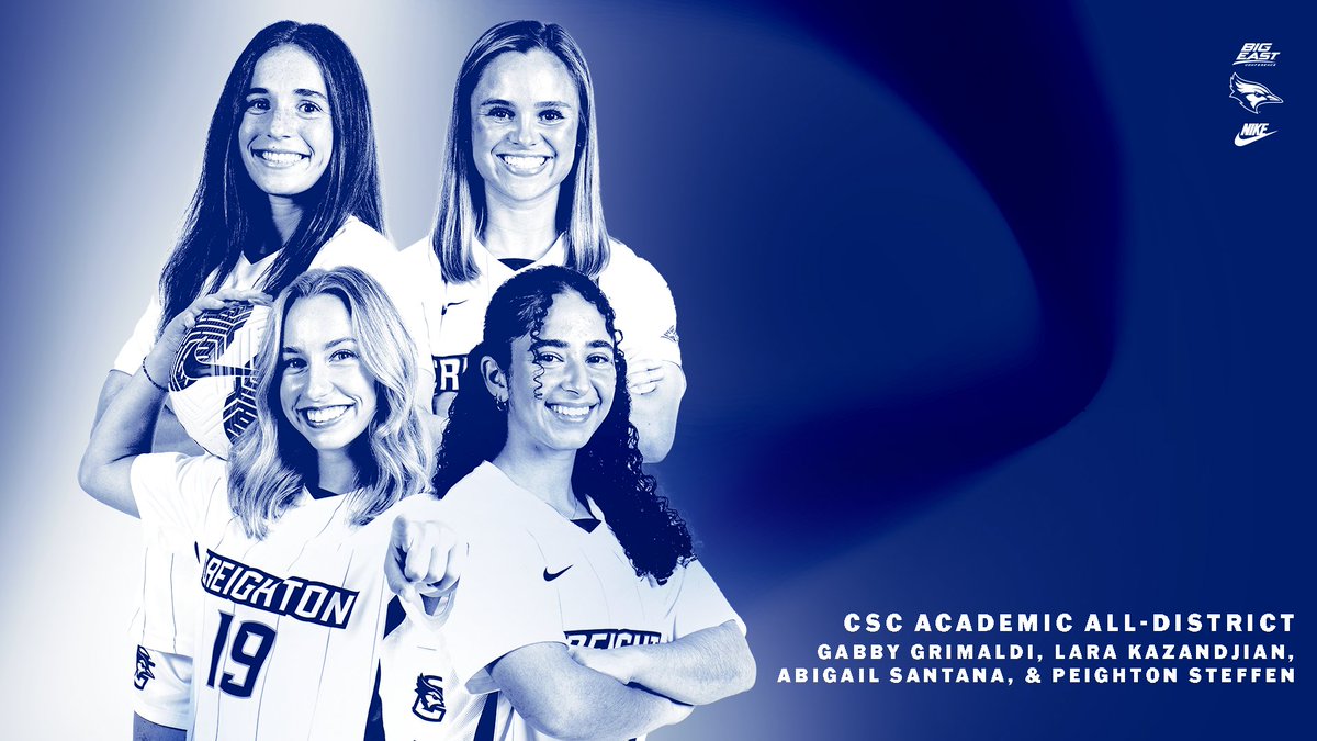 Putting in work on and off the field 👏 Congrats to Gabby, Lara, Abigail, and Peighton for being named to the CSC Academic All-District Team!
#GoJays // tinyurl.com/yc8cfyun
