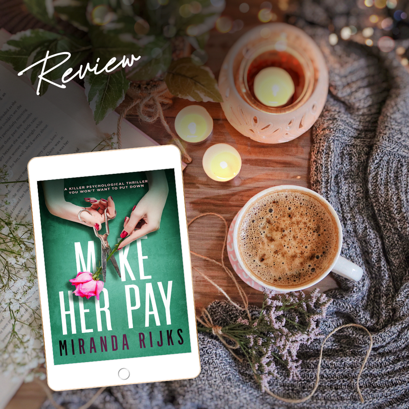 Make Her Pay by Miranda Rijks @MirandaRijks @inkubatorbooksMy Thoughts Make Her Pay is an enthralling, suspenseful thriller that instantly captivates readers. The main character, Leonie, has a thriving career, a loving fiancé, and a promising future. jodyjoy.com/make-her-pay-b…