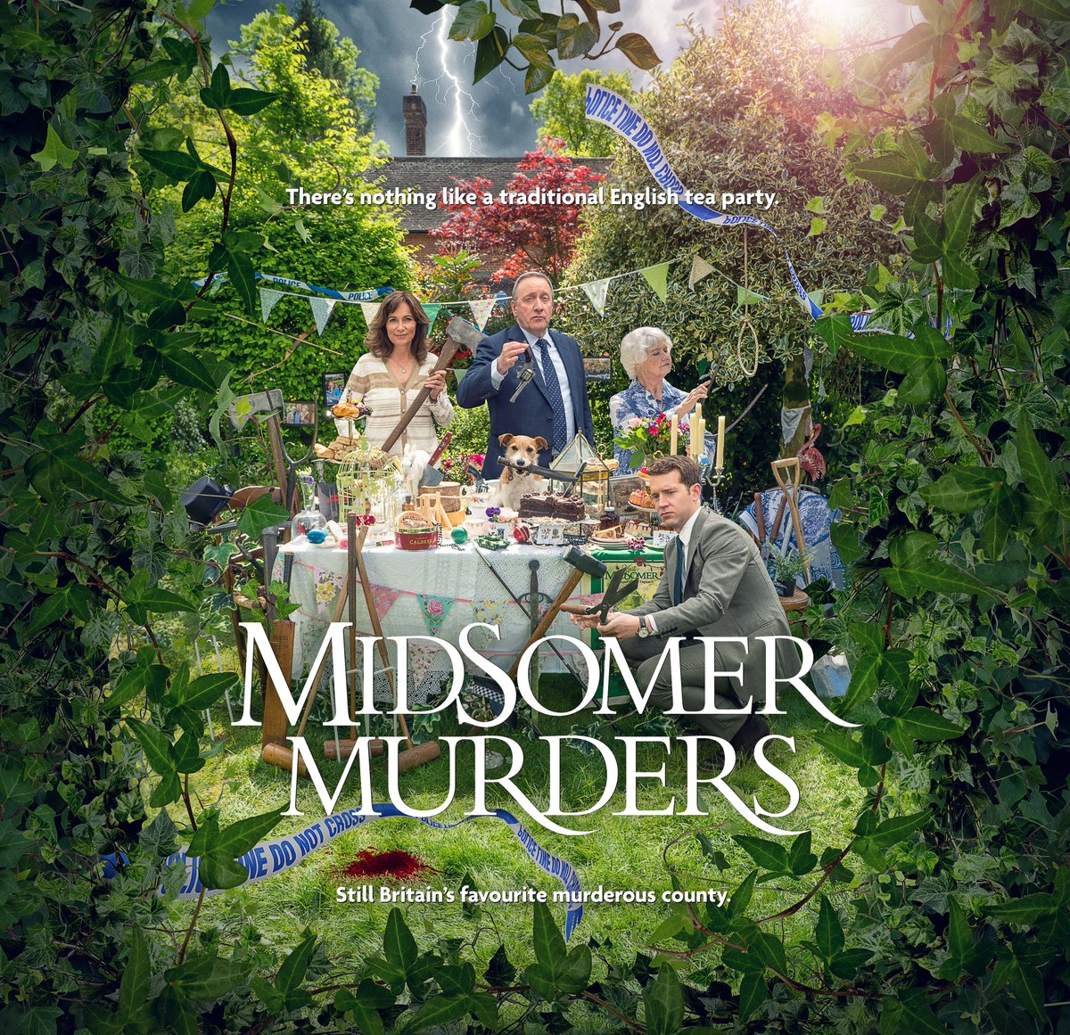 wearelcd's tweet photo. We had a great time on set with the @MidsomerTV cast and the @all3media_int team shooting for the key art we created for their latest season (season 23 can you believe!) – here’s the finished product with a few bonus behind-the-scenes shots. See more on our website! https://t.co/yfz851Aycy