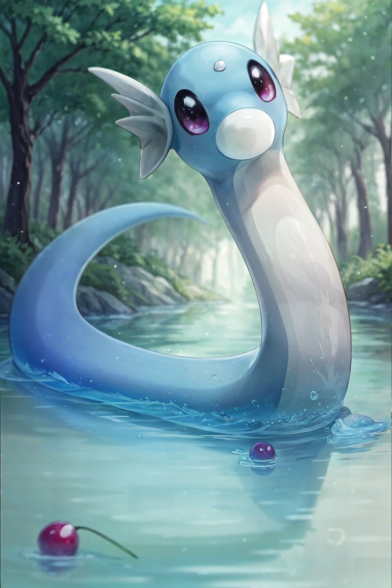 Look how cute is this Dratini!
#Pokemon #AIArtwork #AIArtworks