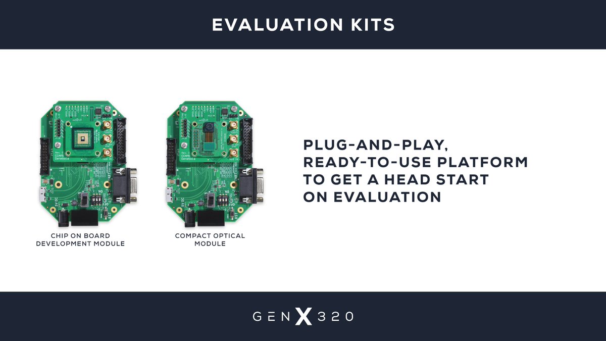 Prophesee_ai's tweet image. 🚀 Experience the power of GenX320! Choose from a comprehensive product range to accelerate time to design and production with the smallest &amp;amp; most power-efficient #eventsensor: Bare die, Optical Flex Module, Evaluation Kits &amp;amp; STM32 Discovery Board Adaptor: bit.ly/3QgQoRY