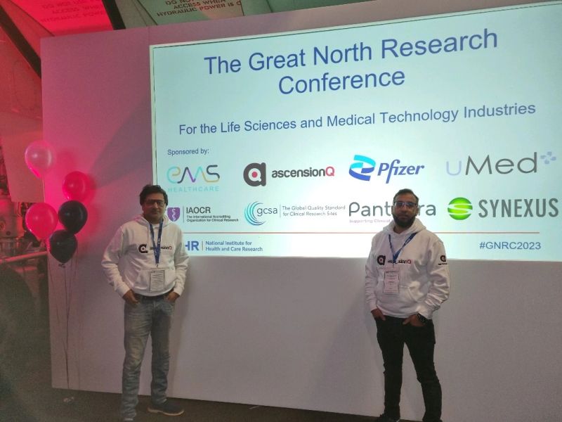 AQtrials's tweet photo. As a Northern tech company it is great to be attending the Great Northern Research Conference for life sciences and technology. Awesome venue with a Concorde! #GNRC2023

#researchanddevelopment #clinicaltrials #nhs #nihr #Research #pharmaceutical https://t.co/FsUKAHwzVj