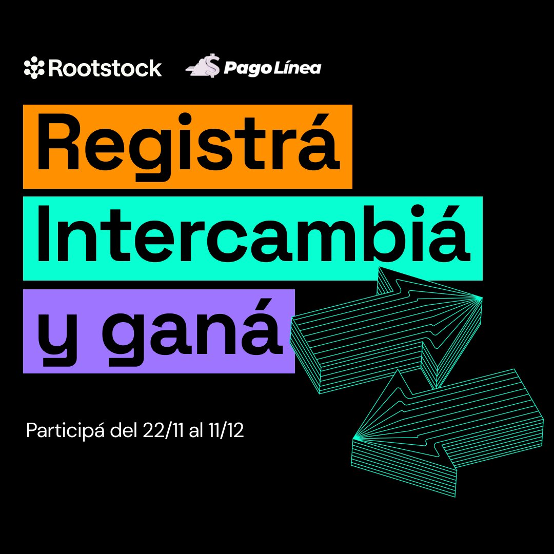 Rootstock Español tweet media