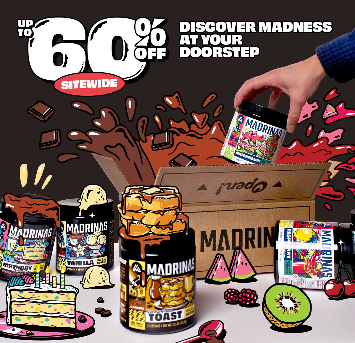 IT'S BLACK FRIDAY! Skip the LINE, shop ONLINE. The ENTIRE MADRINAS WEBSITE is up to 60% OFF! DISCOVER MADNESS TODAY 😱💰☕️ madrinas.com