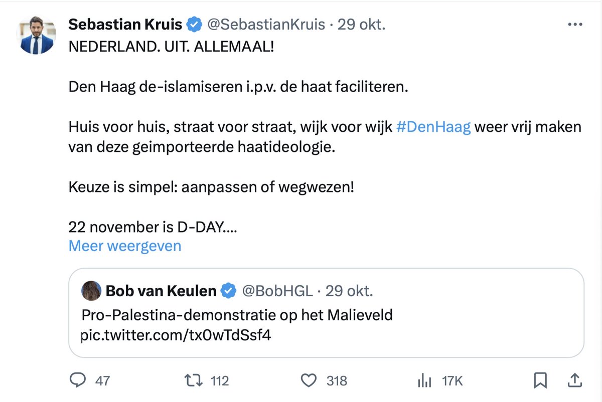 Dit is de woordvoerder van Geert Wilders. Dit is de partij met wie Dilan Yesilgöz wil samenwerken. #StemD66