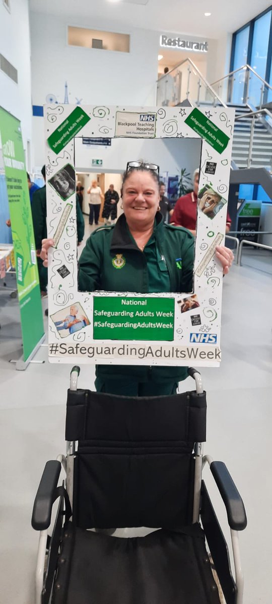 safeguardingpa1's tweet photo. @BlackpoolHosp Safeguarding is everyone's business!  @AnnCraftTrust @HazelHazelgreg @maximiss123 https://t.co/aXONlhtHls