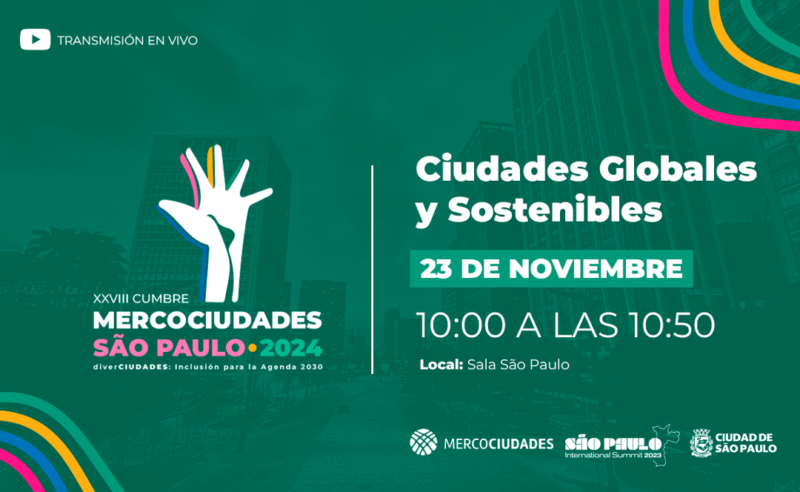 ⚠️Mañana 23/11, de 9 a 12.30h no te pierdas la CEREMONIA DE APERTURA DE LA #CumbreMercociudades, seguida de las plenarias:
🟢ciudades globales y sostenibles
🔵ciudades innovadoras y eficientes
🔴ciudades plurales e inclusivas

👉 bit.ly/AperturaCumbre…
👉bit.ly/AperturaCumbre…