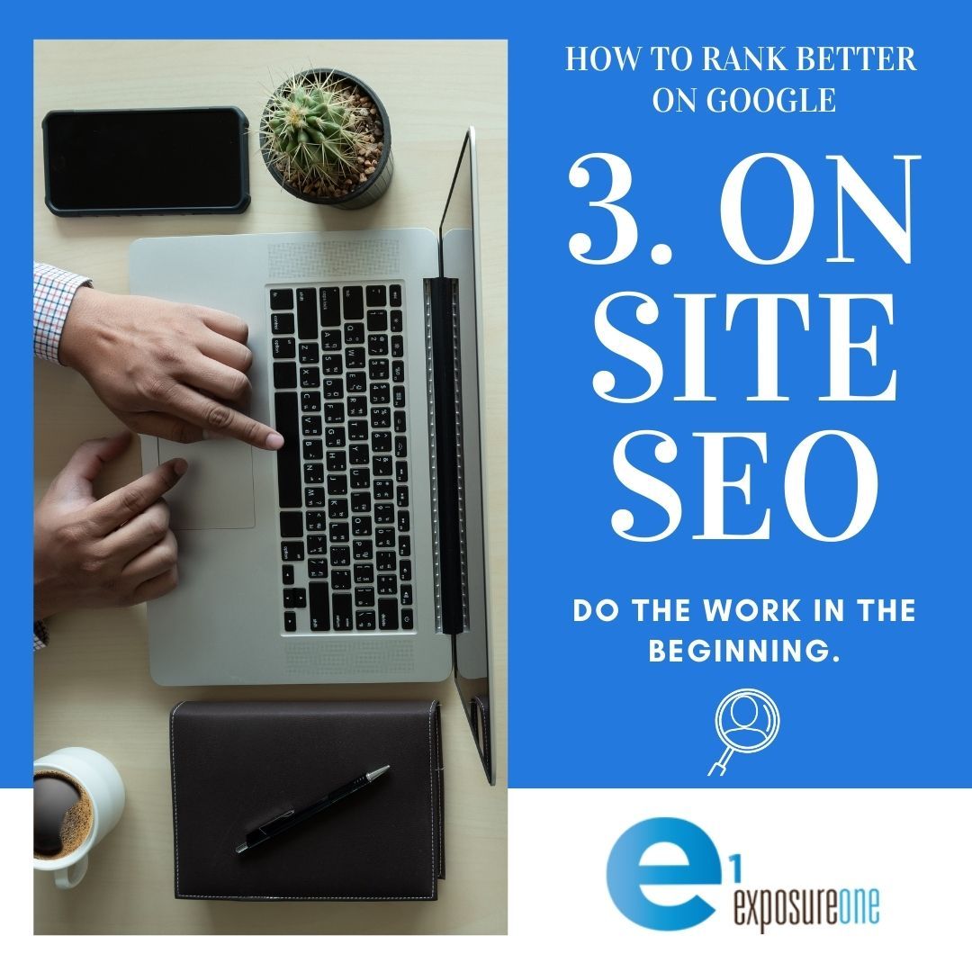 SEO (or search engine optimization) is paramount to ranking well with Google. And it’s a wide-term for lots of different things. Learn more at exposureone.com/5-tips-on-how-… 

#SearchRankings #BusinessWebsites #ExposureOneMarketing