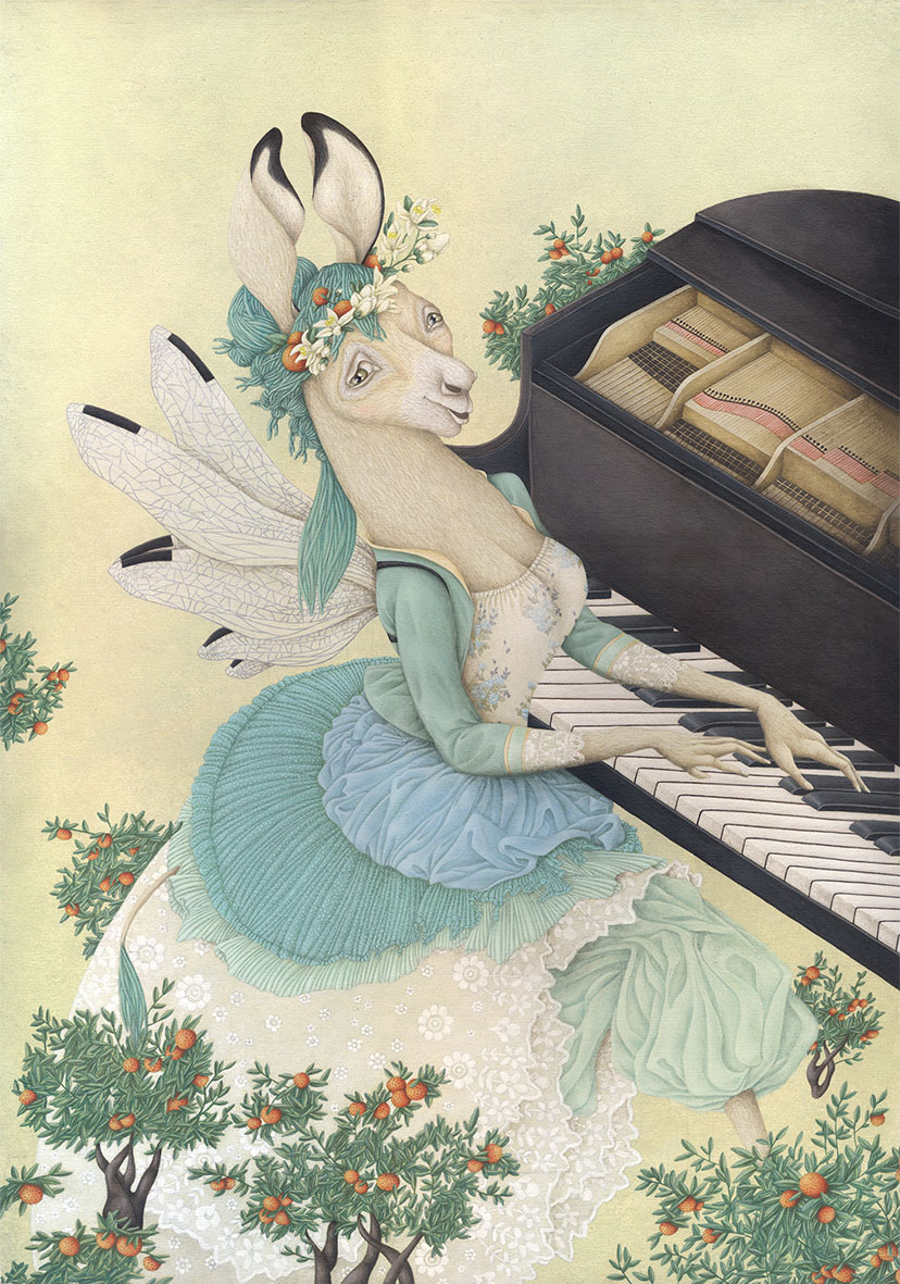 "Fairy Donkey"
My fairy donkey is oranges’ fairy. She wears her wings every morning and seats among the oranges and caresses them with the sound of her piano…

Owned by dear 3XG_alex