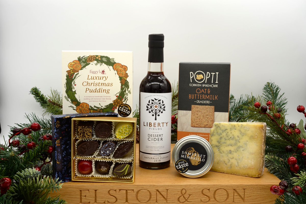 Christmas 🎄 Hamper Alert ‼️ New to the site, The Broadwindsor. This is a stunner- blue cheese, crackers, Membrillo (love Membrillo 😗), Christmas Pudding, handmade chocolates and Dessert Cider which is just fab and a perfect match for all those treats.

elstonandson.co.uk/the-broadwinds…