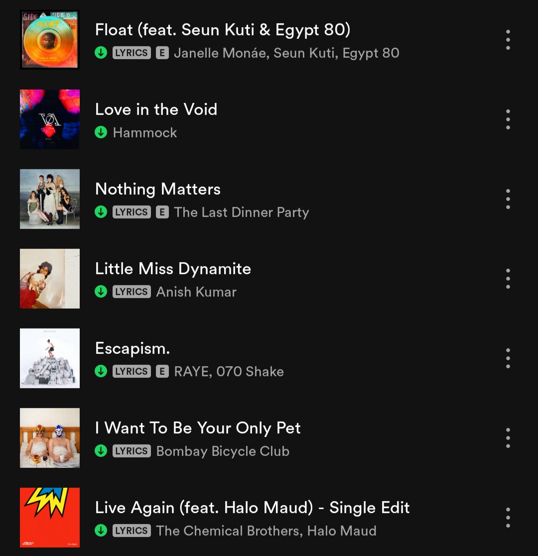 Hey so here is my 12th (!) annual end-of-year Spotify playlist. It's been a lovely year, so this is hopefully quite fun? Worth liking/subscribing to imo x
open.spotify.com/playlist/4RI48…