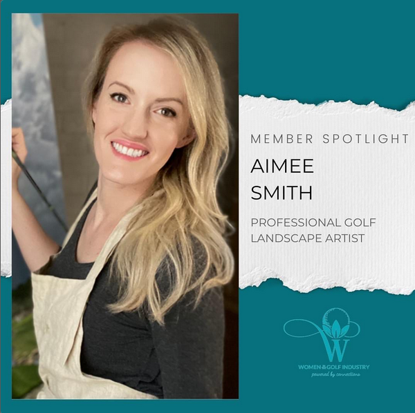 WiGI Member Aimee Smith is a professional golf landscape artist who creates custom oil paintings for clubs and members. She's had the opportunity to work with iconic golf clubs such as St Andrews, Royal Dornoch and Pebble Beach. aimeesmithstudios.com
IG/FB: @aimeesmithstudios