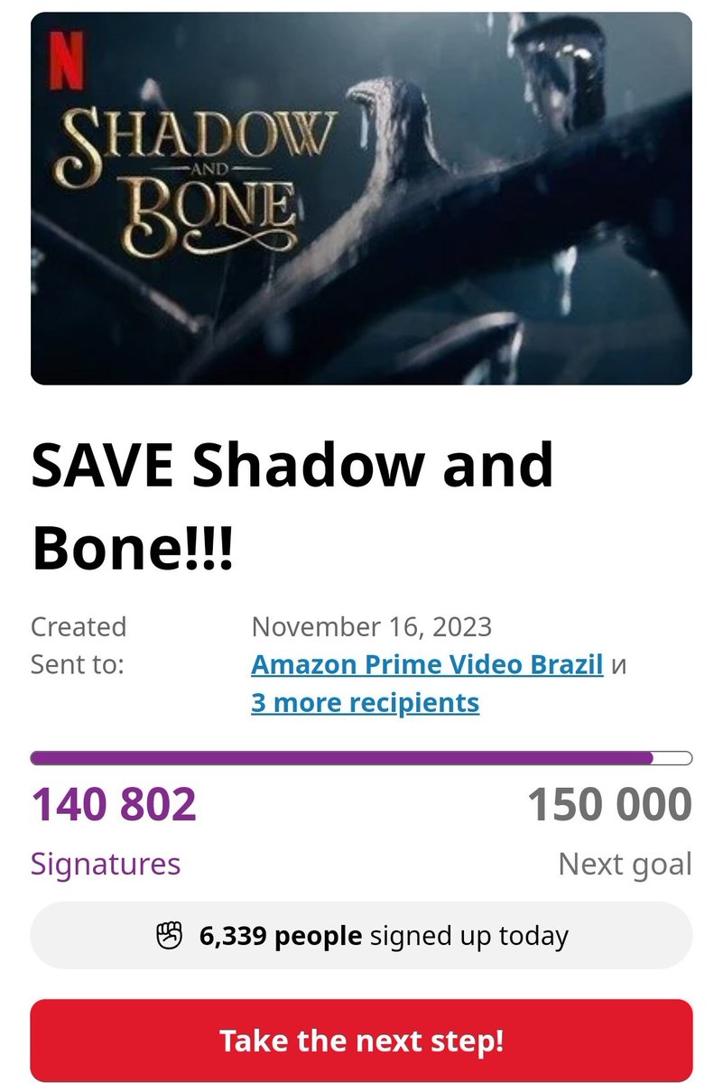 sixofcrowsxm6's tweet photo. 140k INCREDIBLE, POWERFUL, AWESOME. KAZ IS PROUD OF YA'LL!!!

#SaveSixOfCrowsSpinoff #SaveShadowAndBone 
Link to the petition: https://t.co/vpKWa6kJam https://t.co/BxgJP0XNOZ