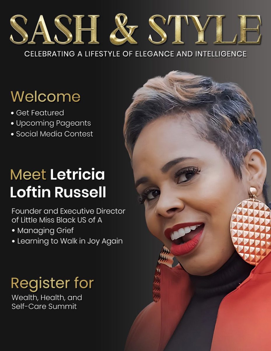 LetriciaLoftin's tweet photo. I subscribed to this fabulous new magazine because I love pageantry, and had to support this Black women Chief Editor! I spoke at her summit and sent my headshot. Never in a million years did I think that I would land even a shout-out IN the magazine, none the less, the COVER!!!! https://t.co/DvTAunJkL3