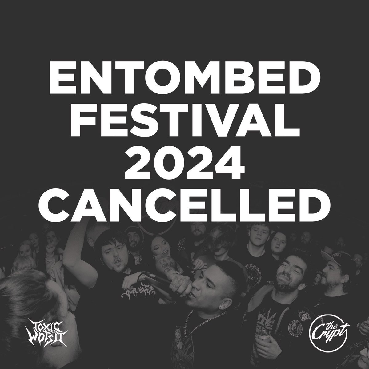 We have made the difficult decision to cancel Entombed. Refunds are being processed. Support your local venues and support your local diy promotors.