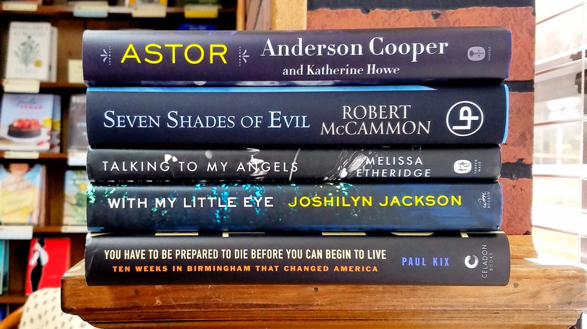 What are your #FridayReads?

#TGIF #weekendreads #signedbooks <a href="/andersoncooper/">Anderson Cooper</a> <a href="/katherinebhowe/">Katherine Howe</a> <a href="/MacCammon/">Robert McCammon</a> <a href="/metheridge/">Melissa Etheridge</a> <a href="/JoshilynJackson/">Joshilyn Jackson</a> <a href="/paulkix/">Paul Kix</a> <a href="/harperbooks/">Harper Books</a> <a href="/LividianPub/">Lividian Publications</a> <a href="/Harper_Wave/">Harper Wave</a> <a href="/WmMorrowBooks/">William Morrow</a> <a href="/CeladonBooks/">Celadon Books</a> <a href="/MacmillanUSA/">Macmillan Publishers</a> <a href="/HarperCollins/">HarperCollins</a>