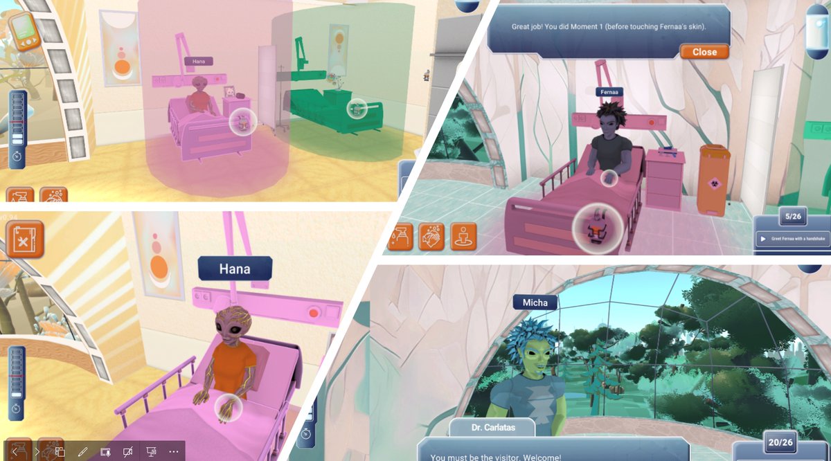 A serious game just launched: "My Five Moments: The Game" Welcome to International Alien Hospital, year 2223. Aliens from different planets have crash-landed on Earth and it's your job to help them! 🌎🚀#handhygiene #WAAW2023 <a href="/hugo__sax/">Hugo Sax</a>  5mgame.lxp.academy.who.int