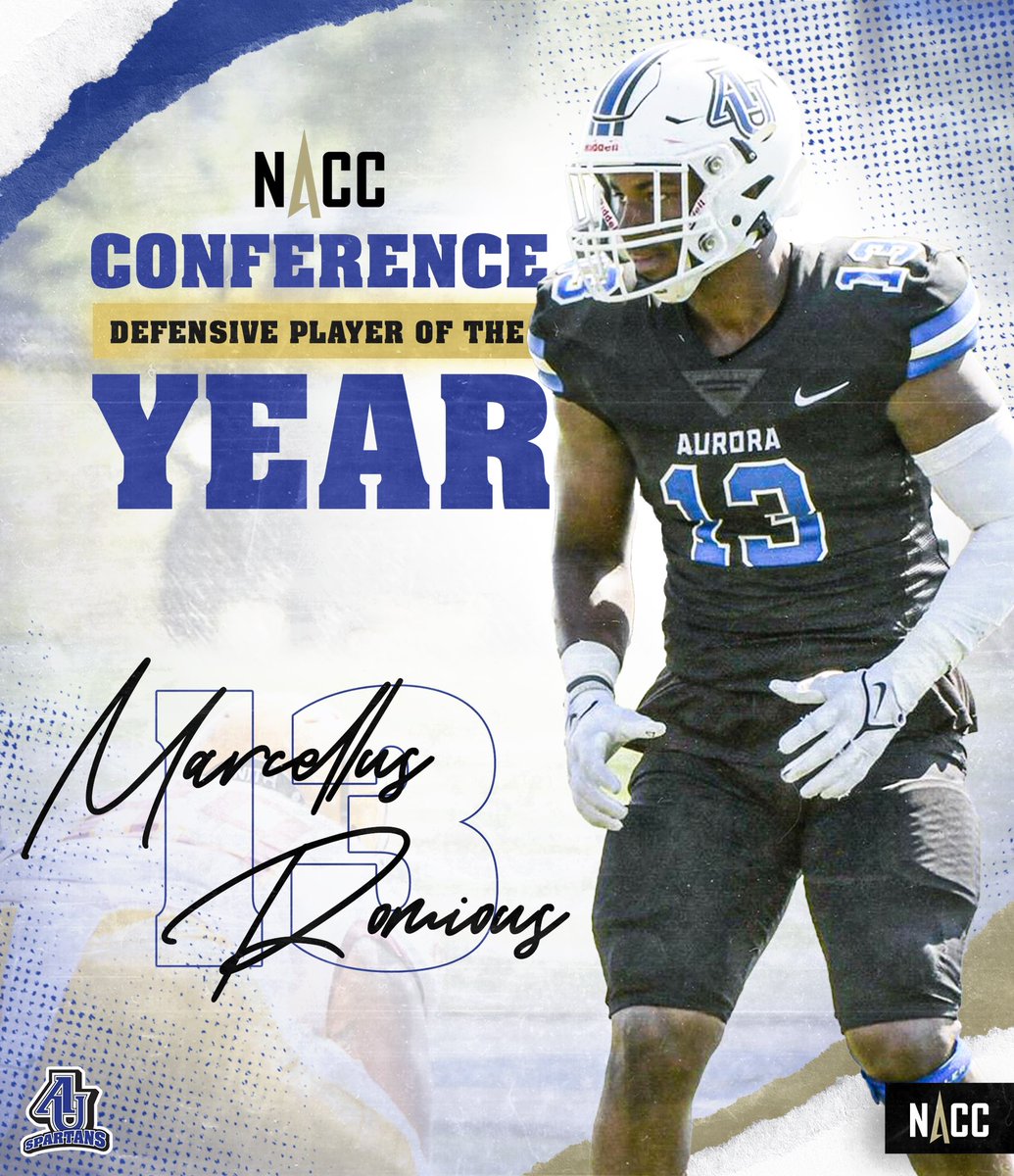 <a href="/AU_SpartanFB/">Aurora University Football</a> sweeps top <a href="/NACC_sports/">NACC</a> honors! 

#werareoneAU