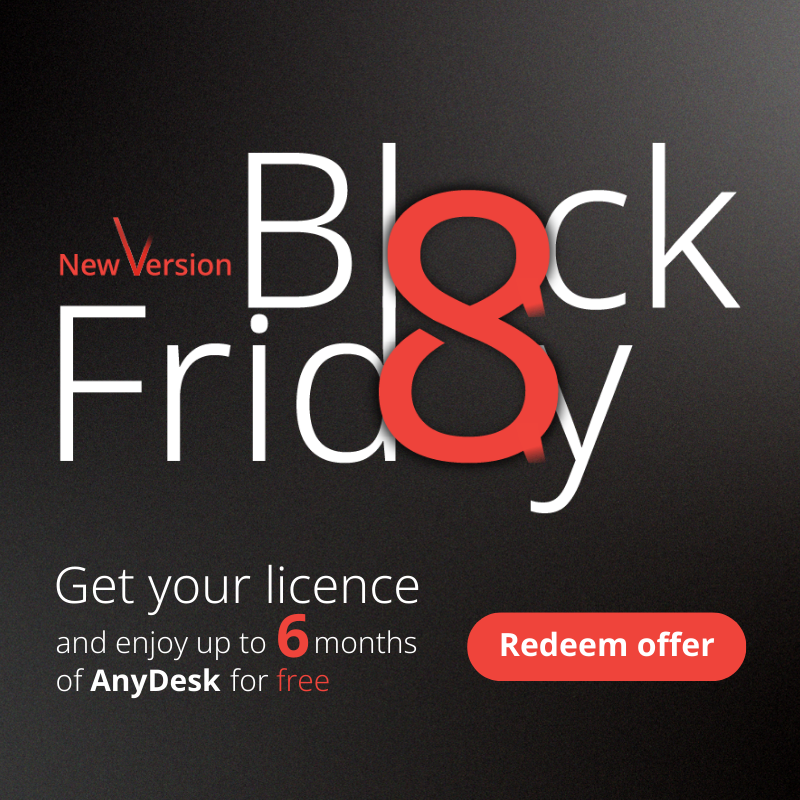 anydesk's tweet photo. Black Friday is here! Get your license and enjoy up to 6 months of AnyDesk free.

https://t.co/YOqC2KkbtX https://t.co/tEhAsjAqls