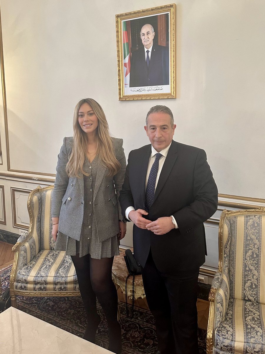 Un échange riche et constructif avec Son Excellence Monsieur l’Ambassadeur Saïd Moussi. De belles perspectives en #Algerie en collaboration avec une diaspora qui s’organise et exprime une volonté claire de tisser des partenariats réussis et des liens durables. @ambalgerieparis