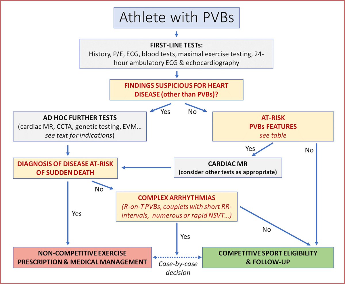 Interpretation and management of premature ventricular beats in athletes: #2023review #openaccess 
sciencedirect.com/science/articl…
#diagnosis #CardioTwitter #cardiology 
 #athlete #preparticipationscreening #sportscardiology #suddendeath