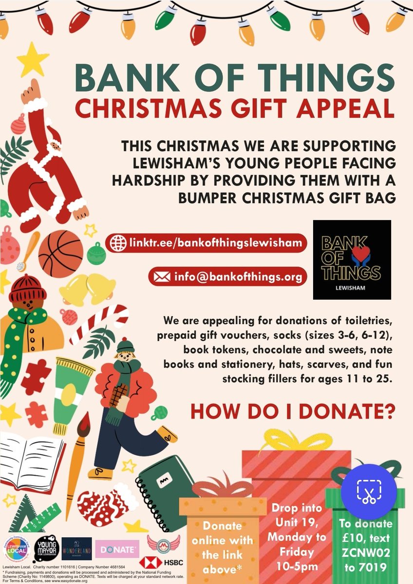 Mummy's Gin Fund (@ginfund) on Twitter photo We're supporting <a href="/bankof_things/">Bank of Things Lewisham</a> with our Christmas appeal this year. Please help us fund some treats and more fancy essentials for teens who no-one else will treat. #Lewisham #Christmasappeal <a href="/lewishamlocal/">Lewisham Local</a>
<a href="/lewishamledger/">THE LEWISHAM LEDGER</a> <a href="/LewishamMayores/">Former Mayoresses of Lewisham</a>
<a href="/HitherGreenLee/">Hither Green & Lee</a>
amazon.co.uk/hz/wishlist/ls… We're supporting <a href="/bankof_things/">Bank of Things Lewisham</a> with our Christmas appeal this year. Please help us fund some treats and more fancy essentials for teens who no-one else will treat. #Lewisham #Christmasappeal <a href="/lewishamlocal/">Lewisham Local</a>
<a href="/lewishamledger/">THE LEWISHAM LEDGER</a> <a href="/LewishamMayores/">Former Mayoresses of Lewisham</a>
<a href="/HitherGreenLee/">Hither Green & Lee</a>
amazon.co.uk/hz/wishlist/ls…