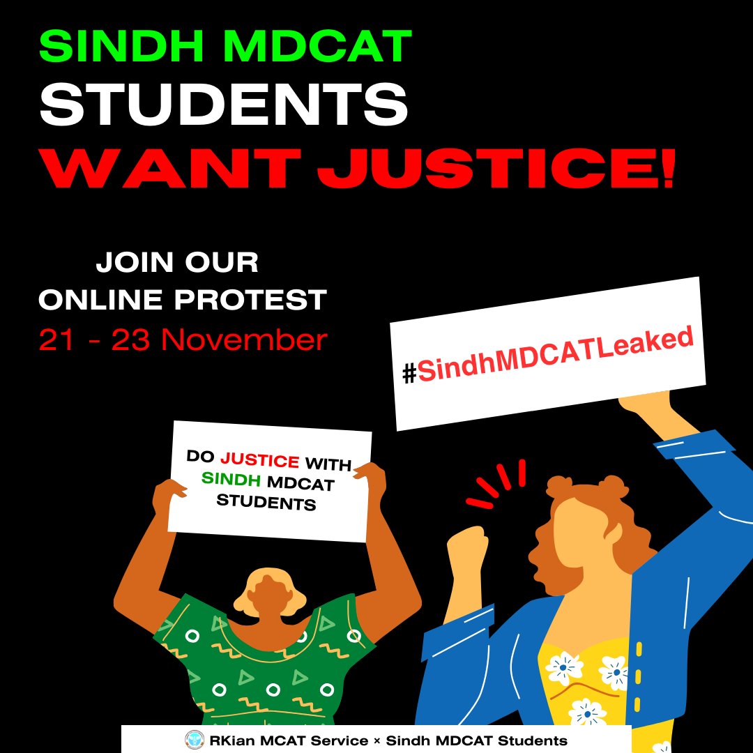 Muhamma76052746's tweet photo. We strongly request the @SindhGovt1 &amp; DUHS to investigate the matter, catch the culprits and do justice to MDCAT students of Sindh.

Why the paper was leaked again? Stop playing with lives of innocent MDCAT Students.

#SindhMDCATLeaked
#JusticeForSindhMDCATStudents https://t.co/2cevP48gIf