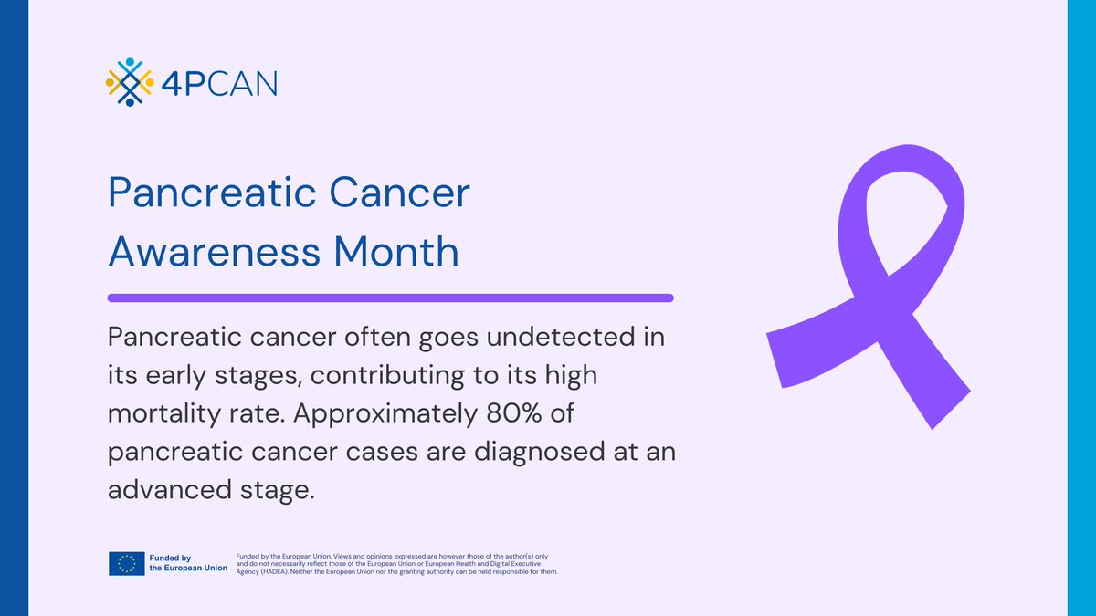 🔍 This #PancreaticCancerAwarenessMonth, let's shine a light on the need for increased awareness. Studies show smoking 🚭, alcohol consumption 🍷, and obesity 🍔 are potential risk factors. Let's spread knowledge and encourage preventive actions against pancreatic cancer. #pancsm