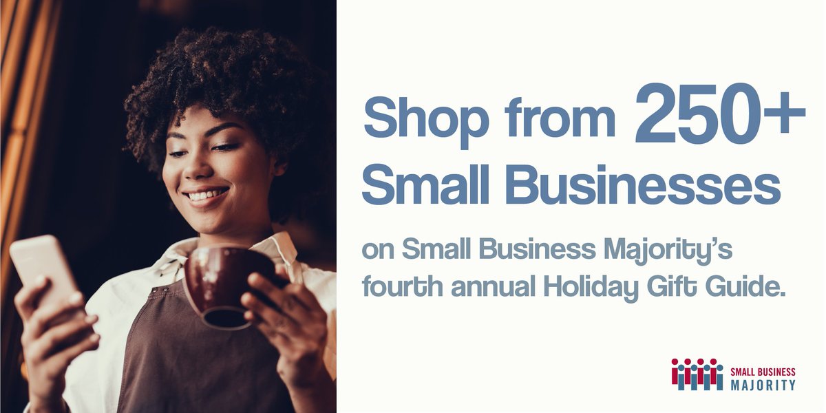 Our Holiday Gift Guide is packed with gift giving inspiration for everyone on your list, plus by shopping the Guide, you will be supporting small business owners and local economies! smallbusinessmajority.org/gift-guide-2023