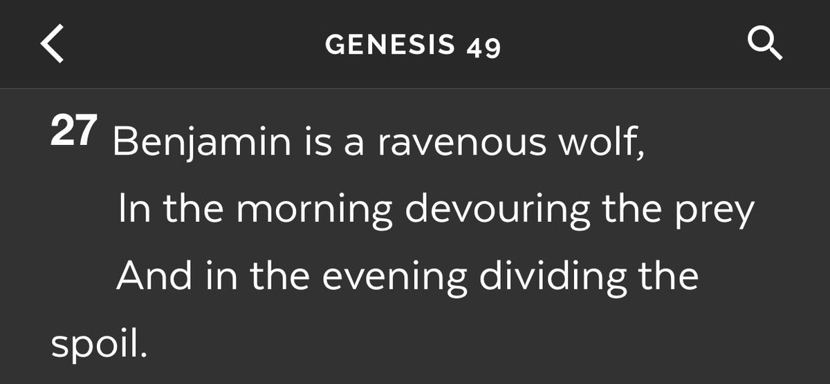 cr_willow's tweet photo. “In ordinary talk, I am a gentleman, but there are times when I show no mercy. … A tearing wolf shows no mercy. We are not tearing people into pieces; we are tearing Satan.”
#LSGenesis #Benjamin https://t.co/iRs5A2RFn9