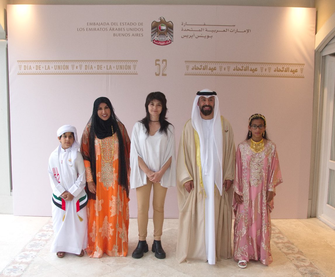 Junto a comunidades de distintos credos, participamos de la conmemoración del 52° aniversario de la unificación de los Emiratos Árabes Unidos. Muchas gracias a la <a href="/UAEEmbassyBA/">UAE Embassy - Buenos Aires</a> por la invitación.