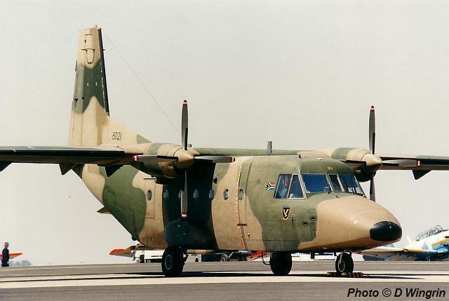 4-The Aviocar fleet was inherited in 1994 from the air wings of the former Bophuthatswana (1, 1985), Transkei (2, 1986) and Venda (2, 1988).  Operated by 44 Squadron housed at Air Force Base Waterkloof.
saairforce.co.za/the-airforce/a…