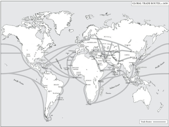 _shershahhkhan_'s tweet photo. The Rise of European powers & The Global Trade Routes in the 15-16th century:

"The world changed in the late fifteenth century. There was no apocalypse, no end of time, as Columbus and others feared – at least not as far as Europe was concerned. A series of long-range expeditions setting out from Spain and Portugal connected the Americas to Africa and Europe and ultimately to Asia for the first time. In the process, new trade routes were established, in some cases extending existing networks, in others replacing them. Ideas, goods and people began to move further and more quickly than at any time in human history – and in greater numbers too. The new dawn propelled Europe to centre-stage, enveloping it in golden light and blessing it with a series of golden ages. Its rise, however, brought terrible suffering in newly discovered locations. There was a price for the magnificent cathedrals, the glorious art and the rising standards of living that blossomed from the sixteenth century onwards. It was paid by populations living across the oceans: Europeans were able not only to explore the world but to dominate it. They did so thanks to the relentless advances in military and naval technology that provided an unassailable advantage over the populations they came into contact with. The age of empire and the rise of the West were built on the capacity to inflict violence on a major scale. The Enlightenment and the Age of Reason, the progression towards democracy, civil liberty and human rights, were not the result of an unseen chain linking back to Athens in antiquity or a natural state of affairs in Europe; they were the fruits of political, military and economic success in faraway continents."

- The Silk Roads, ch. 11: The Road to Gold, p. 200
