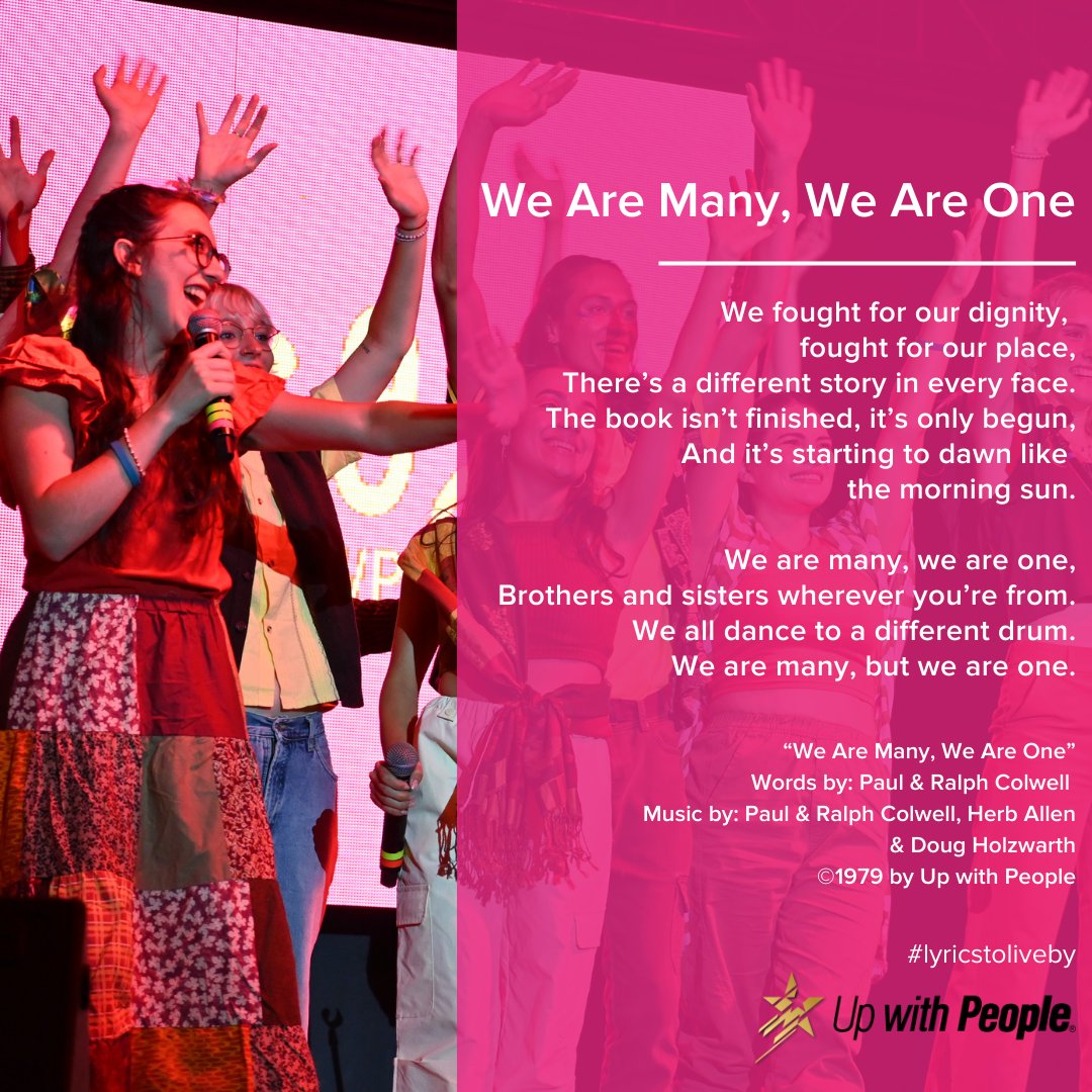 upwithpeople's tweet image. Embracing our differences, celebrating our unity. 🌟 Together, we shine brighter.

#lyricstoliveby #musicforchange #upwithpeople #changemakers #community #dignity #equality #uwpeducation #uwpcommunity #wearemanyweareone