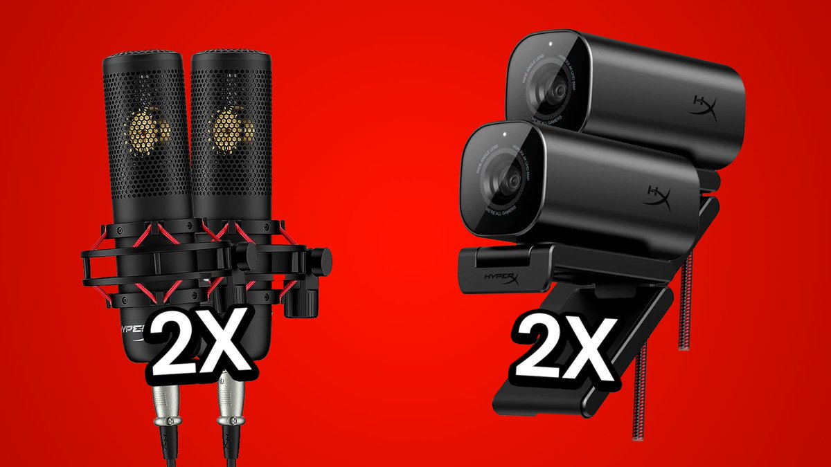 🚨 GIVEAWAY TIME! 🚨 @HyperX has given us a few goodies to giveaway to our lovely fans! 🫡 - 2 Sets of the HyperX Procast Mic + Aux Cord - 2 Sets of the Vison S Webcam to enter all you have to do is ❤️ Like 🔄 Retweet ➡️ Follow @LiquidGuild (this giveaway is NA & EU ONLY!)