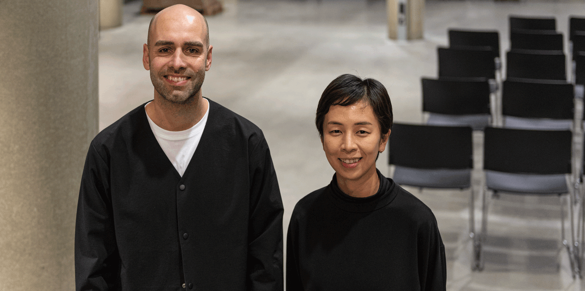 22.11.2023 – Wismarer DIAlog mit Benjamin Scheerbarth und Moojin Park, OPS (Office ParkScheerbarth) #Berlin zum Thema "It Takes Two to Tango: Holzmarkt Berlin.“ Hier kurz vor ihrem Vortrag.

Mehr zum Office ParkScheerbarth » o-ps.com
Danke! #fgwismar