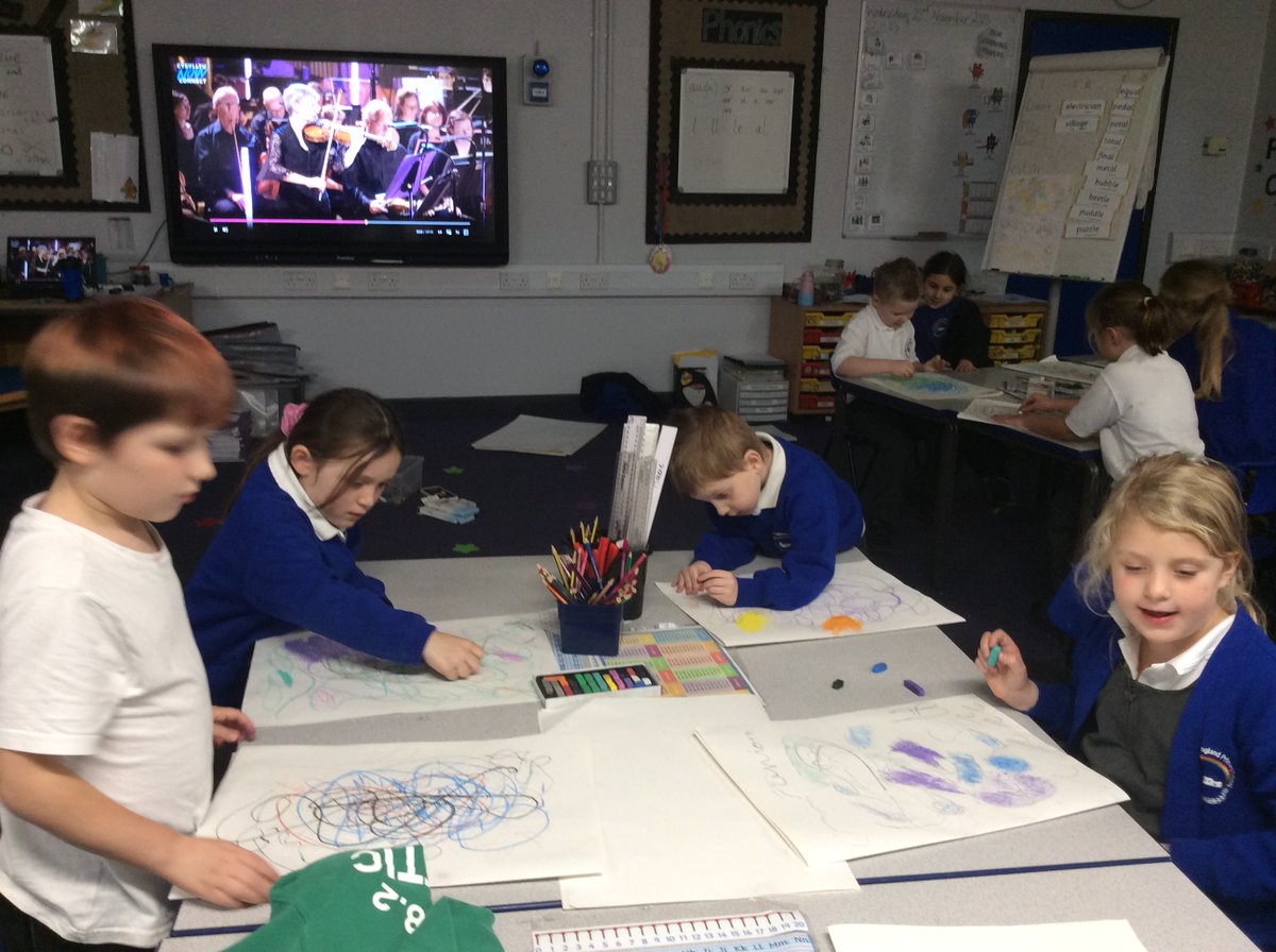 NectonY2's tweet image. Maple class really enjoyed joining in with the BBC Ten Pieces live concert today. We closed our eyes and concentrated, danced and moved and even created artwork. All whilst listening to these amazing pieces.  😀🎶#BBCTenPieces @NectonPrimary