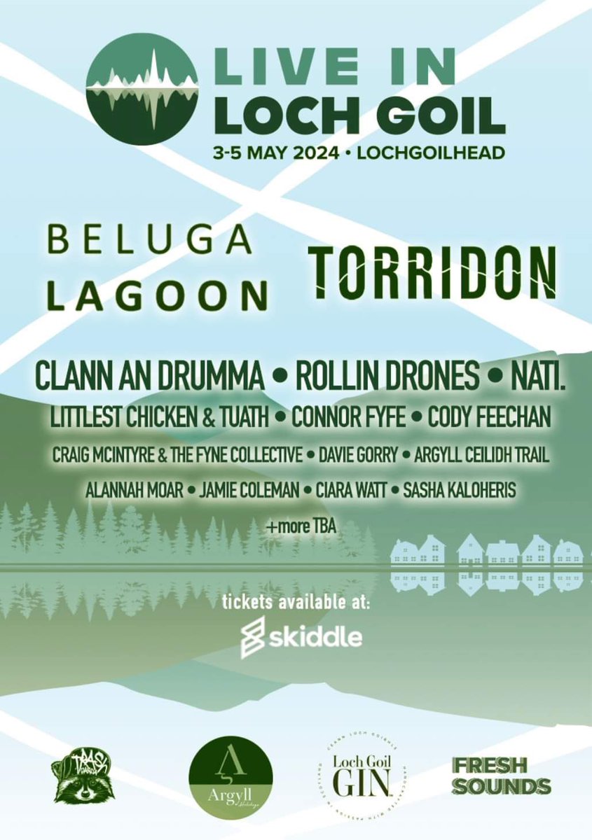 Live in Loch Goil 2024 - Let's do this 👊🏴󠁧󠁢󠁳󠁣󠁴󠁿

Final weekend tickets on-sale Friday, 10am.