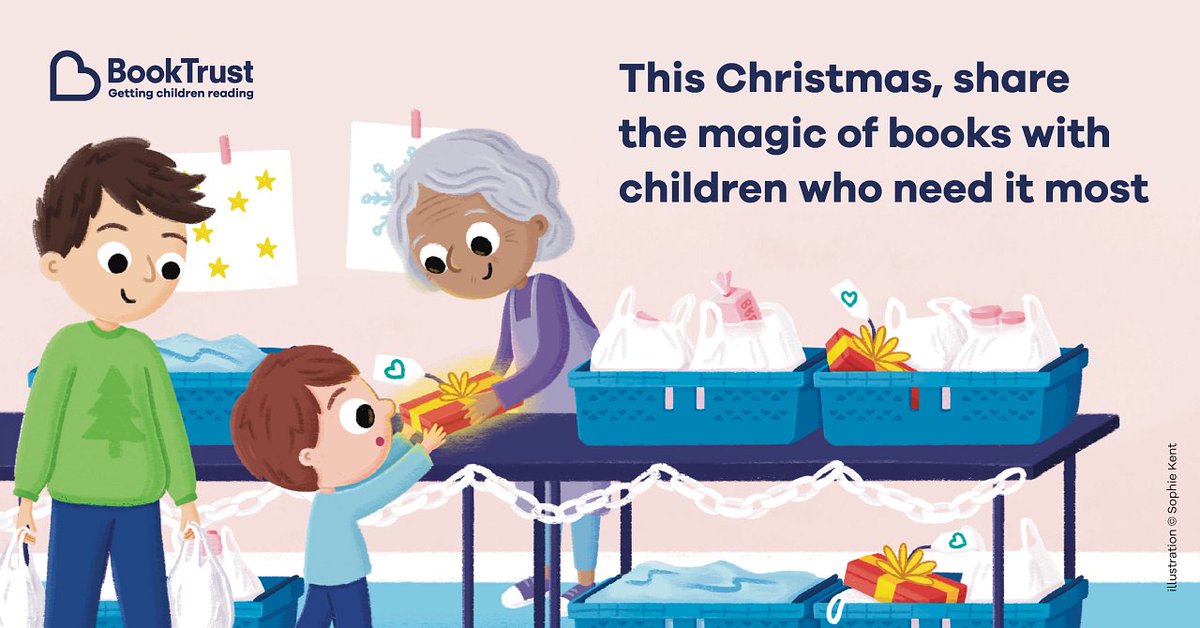 Help @BookTrust send book gifts to children through community food banks this Christmas. £10 can send one book gift to a child. Can you help?booktrust.org.uk/xmas #MagicOfBooks