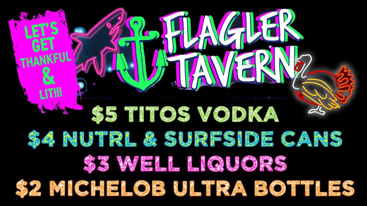 Tonight's The Night! Grab your crew and dance the night away at "Drinksgiving" with Stereo FM keeping the party going!

And it wouldn't be called "Drinksgiving" without these great drink specials! 

Wear your best Glow Up attire - This party's gonna be lit!