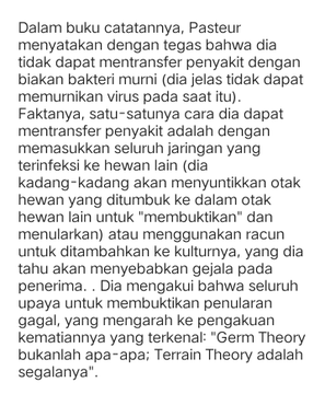 _Banyoe's tweet photo. Silahkan baca juga..
Kutipan dari Mitos Penularan oleh Dr. Thomas Cowan dan Sally Fallon Morell.

Virus, Germ, Vaksin itu Teori Dusta milik Yahudi tapi anehnya dijdkan landasan kesehatan.

Ini alasan lain kenapa kita dan anak-anak tidak butuh vaksin meski dilabeli Halal. https://t.co/CjQSfRUDO1