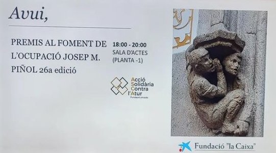 Avui hi som als premis al foment de l'ocupació Josep M.Piñol. <a href="/AccioSolidaria/">Acció Solidària Contra l'Atur</a>