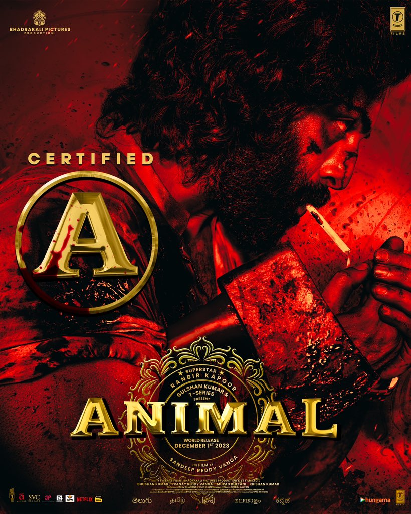 Dunkion21stDec's tweet photo. Seeing some really amazing reviews for ANIMAL trailer ⚔️

Parental advice: Explicit Content 🔥🔥🔥

#AnimalTrailer #Animal #RanbirKapoor #SandeepReddyVanga https://t.co/EGksgJ12DV