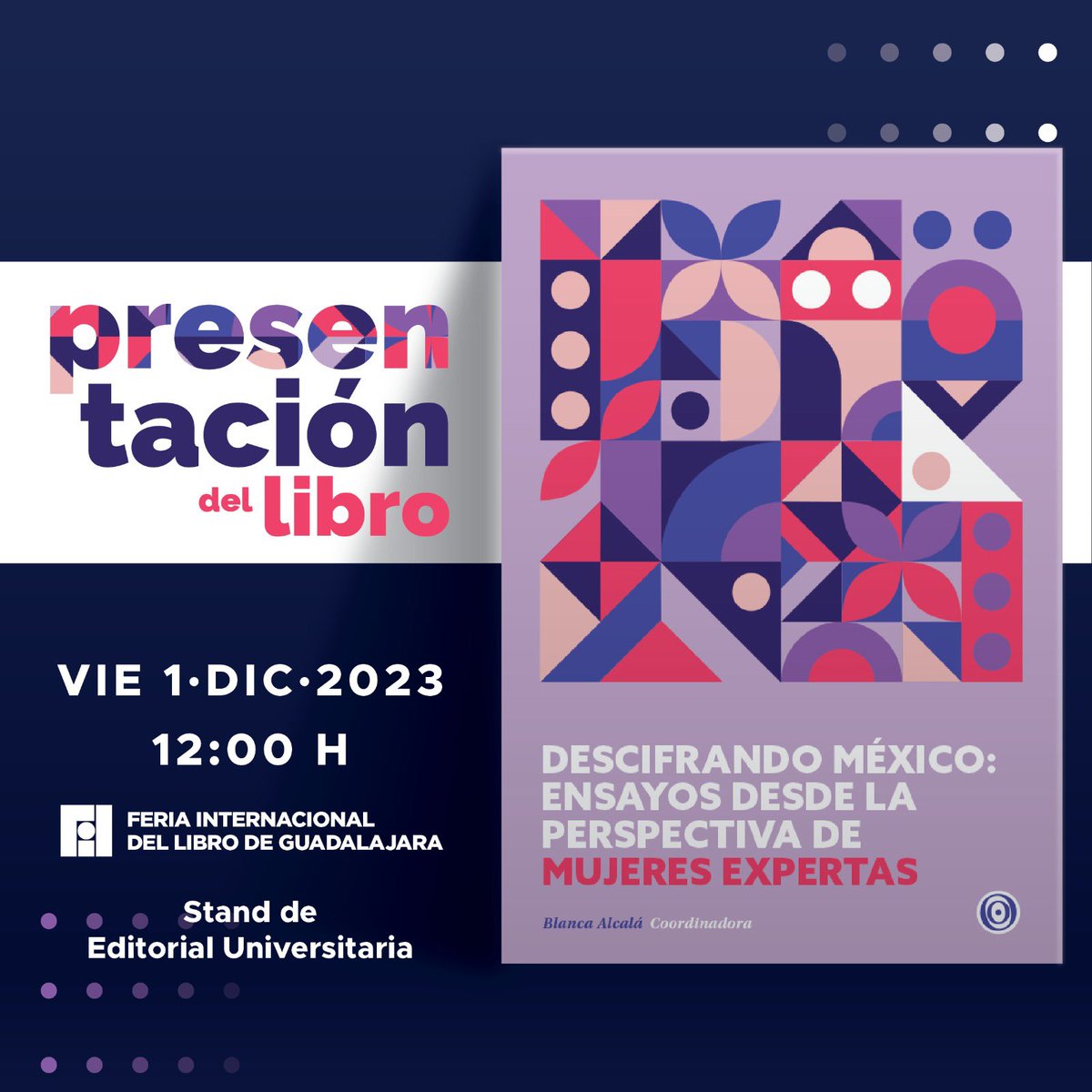 ursucarreno's tweet photo. Comparto con alegría mi participación en el proyecto “Descifrando México: Ensayos desde la perspectiva de Mujeres Expertas”, donde en conjunto con @VRubioMarquez abordamos retos económicos. El libro se presentará en la FIL Guadalajara el 1 de diciembre. ¡Los invito a unirse! https://t.co/uxIeqlwIPq